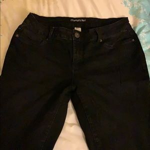 Maurice’s Black Skinny Jeans regular length LG